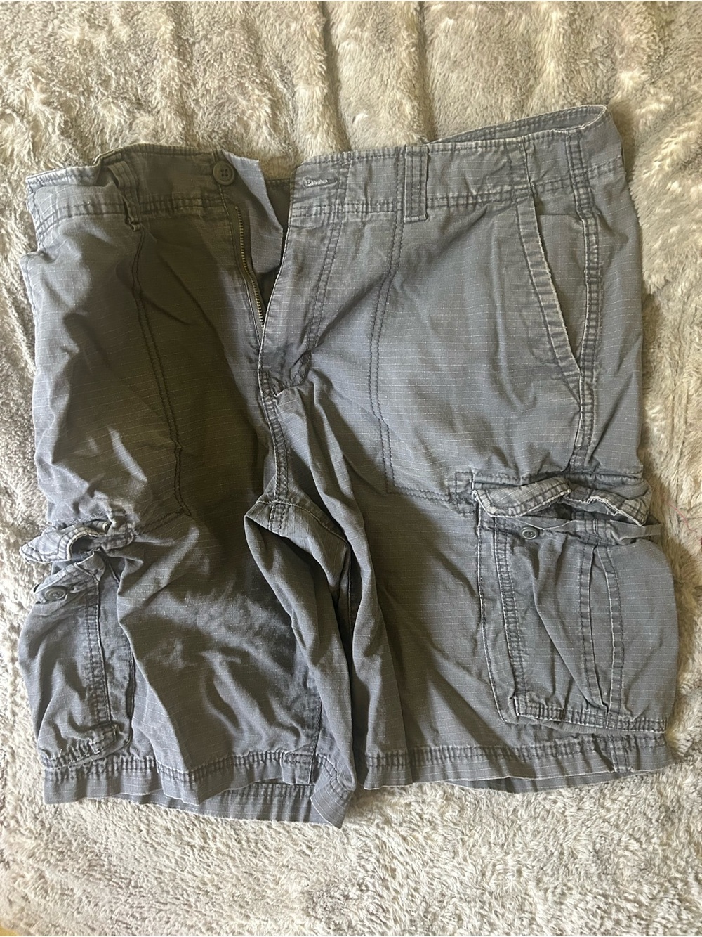Goodfellow & Co Gray Cargo Shorts with Utility Pockets